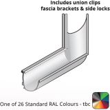 100x85mm Aluminium Aqualine Modern 135 Degree Angle Assemblies - External  - One of 26 Standard Matt RAL colours TBC 