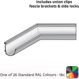 100x85mm Aluminium Aqualine Modern 135 Degree Angle Assemblies - Internal  - One of 26 Standard Matt RAL colours TBC 