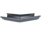 115mm Half Round Anthracite Grey Galvanised Steel 135degree  External Gutter Angle
