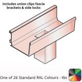 120x80mm Aluminium Aqualine Running Outlet Assemblies with 100x75mm spigot - One of 26 Standard Matt RAL colours TBC 