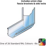 140x100mm Aluminium Aqualine Moulded Gutter 135 Degree Angle Assemblies - External - One of 26 Standard Matt RAL colours TBC 