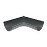 150mm Half Round Anthracite Grey Galvanised Steel 90degree Internal Gutter Angle