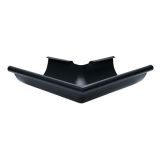 150mm Half Round Black Coated Galvanized Steel 90Âº External Gutter Angle