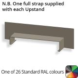 242mm Aluminium Sloping Coping (Suitable for 151-180mm Wall) - Right-hand Upstand - Powder Coated Colour TBC