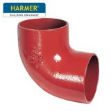 50mm Harmer SML Cast Iron Soil & Waste Above Ground Pipe - Single Bend - 88 Degree