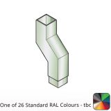 100x100mm Flushjoint Aluminium Square135 Degree Fixed Offset - 75mm projection - One of 26 Standard Matt RAL colours TBC 