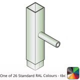 100x100mm Flushjoint Aluminium Square Rainwater Divertor - One of 26 Standard Matt RAL colours TBC 