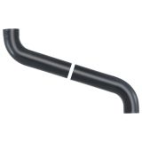 80mm Anthracite Grey Galvanised Steel Downpipe 2-part Offset - up to 700mm Projection - 2 parts shown open