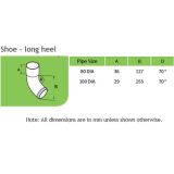 Long Heel Shoe Dims Table