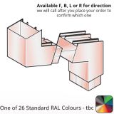 109x102mm Guardian Aluminium 135 Degree Two-part Offset - Offset up to 762mm - One of 26 Standard Matt RAL colours TBC
