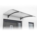 L150 PT Shield Canopy Secco 150 x 90 x 22cm - 3mm Clear Acrylic Top and RAL7016 Aluminium Support Arm