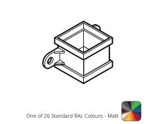 100 x 75mm (4"x3") Cast Aluminium Eared Socket - One of 26 Standard Matt RAL colours TBC