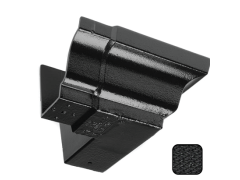 100 x 75mm (4"x3") Moulded Ogee Cast Aluminium 90 Degree External Angle - Textured Black