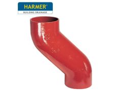 100mm Harmer SML Cast Iron Soil & Waste Above Ground Pipe - Offset - 65mm 