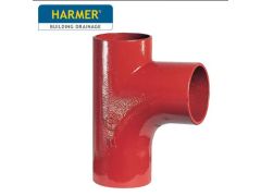 100mm Harmer SML Cast Iron Soil & Waste Above Ground Pipe - Swept Entry Branch - without Access - 88 Degree