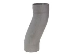 100mm Quartz Zinc Downpipe 60mm Projection Fixed Offset