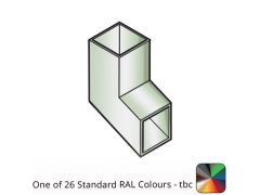 100x100mm Flushjoint Aluminium Square Downpipe Shoe - One of 26 Standard Matt RAL colours TBC 