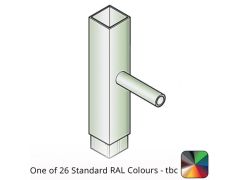 100x100mm Flushjoint Aluminium Square Rainwater Divertor - One of 26 Standard Matt RAL colours TBC 