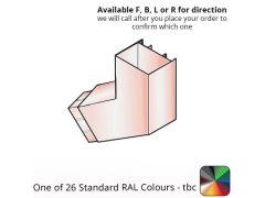 80x72mm Guardian Aluminium 112 Degree Bend - One of 26 Standard Matt RAL colours TBC