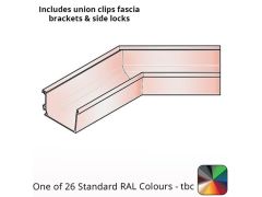 120x80mm Aluminium Aqualine Box 135 Degree Angle Assemblies - Internal - One of 26 Standard Matt RAL colours TBC 