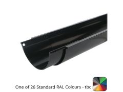 125mm (5") x 3m SnapFix Aluminium Half Round Gutter - One of 26 Standard Matt RAL colours TBC