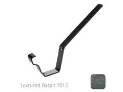 125x100 (5"x 4") Moulded Ogee Aluminium Top Fix Rafter Bracket - Textured Basalt Grey RAL 7012 