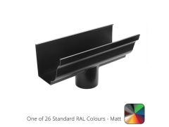 125x100mm SnapFix Aluminium Moulded 76mm Outlet - One of 26 Standard Matt RAL colours TBC