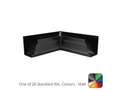 125x100mm SnapFix Aluminium Moulded 90 Degree Internal Gutter Angle - One of 26 Standard Matt RAL colours TBC