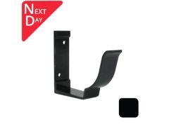 125x100mm SnapFix Aluminium Moulded Fascia Bracket - RAL 9005M Matt Black 