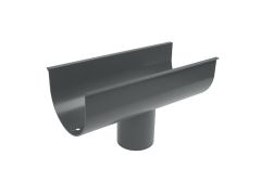 125x90mm D-flow Aluminium 100mm (4") Outlet - Anthracite Grey