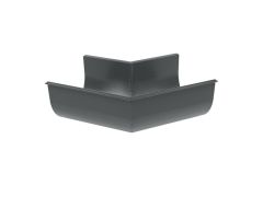 125x90mm D-flow Aluminium 135 Degree  Gutter Angle - Anthracite Grey