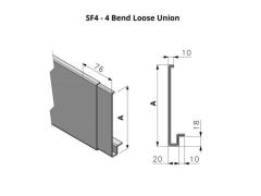 153-252mm SF4 Profile Skyline Aluminium Fascia - Loose Union