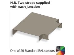 182mm Aluminium Sloping Coping (Suitable for 91-120mm Wall) - flatT Junction - Powder Coated Colour TBC