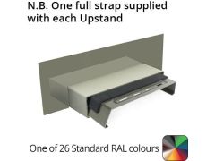 212mm  Aluminium Coping (Suitable for 121-150mm Wall) -  Upstand - Powder Coated