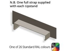 272mm Aluminium Sloping Coping (Suitable for 181-210mm Wall) - Left-hand Upstand - Powder Coated Colour TBC