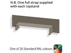 242mm Aluminium Sloping Coping (Suitable for 151-180mm Wall) - Right-hand Upstand - Powder Coated Colour TBC