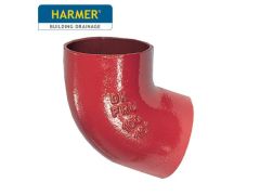 50mm Harmer SML Cast Iron Soil & Waste Above Ground Pipe - Single Bend - 68 Degree