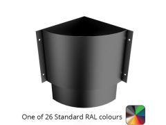 550mm Numina Corner Hopper Head with Square 76mm Outlet - One of 26 Standard Matt RAL colours TBC