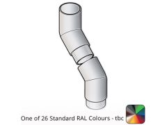 63mm (2.5") Flushjoint Aluminium 135 Degree Two Piece Offsets with 500mm Offset - One of 26 Standard Matt RAL colours TBC 