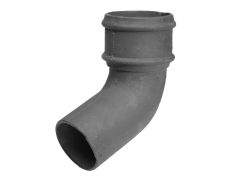 65mm (2.5") Cast Iron 112 degree Bend without Ears - Primed