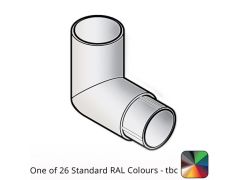 75 mm (3") Flushjoint Aluminium Downpipe 92.5 Degree Bend - One of 26 Standard Matt RAL colours TBC 