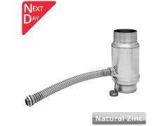 80mm Natural Zinc Rainwater Diverter