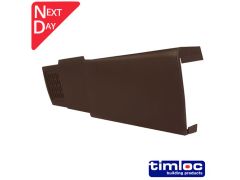 Dry Fix Verge for Profiled Tile Left Hand Unit - Brown