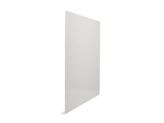 Infinity 400x400mm L Profile Galvanised Steel Gable End White Grey