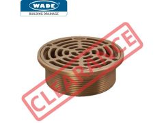 K2101 - 135mm Dia. Nickel Bronze Vari-Level Grating - 4" NPSM dia. vertical outlet - 48mm Overall Height