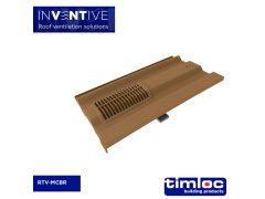 Mini Castellated Tile Vent Brown