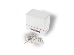 Pack of 100no. Infinity Large (3.2mmx 40mm) Stainless Steel Fixing Nails - White Grey