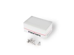 Pack of 250no. Infinity Small (25mm) Ring Shanked Stainless Steel Nails - White Grey