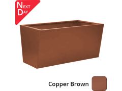 Valenta Aluminium Raised Bed / Planter - 1500x900x800mm - Copper Brown - next day delivery
