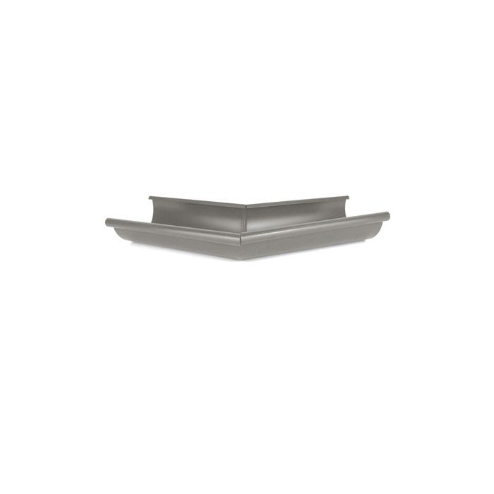 125mm Half Round Dusty Grey Galvanised Steel 135degree External Gutter Angle